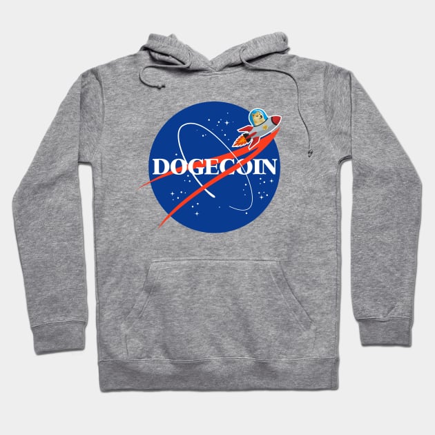 Dogecoin - NASA Parody Hoodie by wookiemike